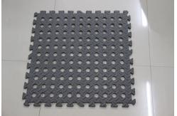 China 12mm Black Interlocking Foam Mats Outdoor Use 121pcs Hole Design supplier