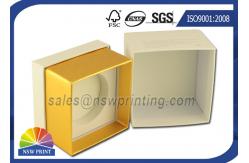 China Perfume / Cosmetics Paper Gift Box Rigid Setup Boxes With UV Varnishing supplier