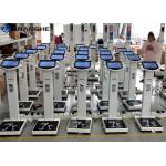 Human Body Fat Weight Scale , 10.1 Inch LCD Advertising Screen Weighing Machine With Height Scale for sale