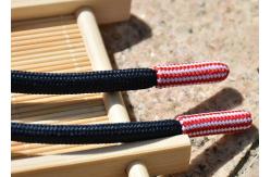 China Long 31cm Garments Polyester Drawstring Cord With Custom Knitting Endings supplier