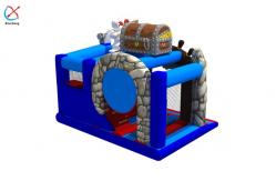 China New Design Digital Printing Inflatable Pirate Bounce House With Slides For Kids supplier