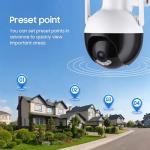 Outdoor 4K Wireless Surveillance IP Camera Wifi Security PTZ CCTV Camera