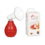 BPA Free Latex Silicone Manual Breast Pump With Bottle for sale