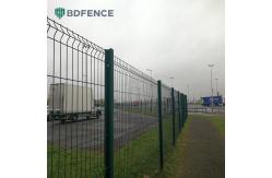 China Easy Assembly Pvc Coated 3d Welded Wire Mesh Fence For Garden Security supplier