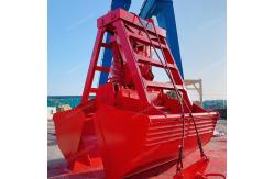 China Clamshell Wireless Remote Control Grabber 12 Cubic For Unloading Bulk Cargo supplier