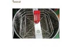 China Beekeeping 201 Stainless Steel Honey Extractor 4 Frame Manual Honey Extractor supplier