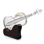 Creative Violin Shaped Vintage Whiskey Decanter , Single Wall Glass Wine Carafe for sale