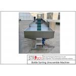 Automatic Bottle Sorting Unscrambler Machine 60 - 120 Bottles/min
