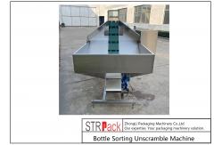 China Automatic Bottle Sorting Unscrambler Machine 60 - 120 Bottles/min supplier