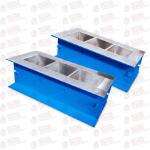 Steel Cube Moulds 3 Gang Concrete Testing Equipment for sale