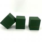 Custom Green Square Cosmetic Box for Aromatherapy Candles for sale
