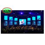 Indoor Rental P3.91 Advertising Display 1200cd Brightness for stage show for sale