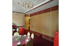 China Multi - Function Room Sound Proof Movable Walls Folding Partitions With Aluminum Tracks supplier