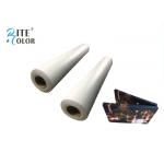 Waterproof White Inkjet Cotton Canvas Roll Matte 410gsm For Pigment / Dye Ink for sale