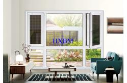 China Toughened Glass Pvc Double Glazed Windows Reinforced With Lined Steel supplier