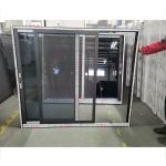 Tempered Glass UPVC 60x60 Sliding Window For Office Custom