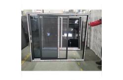 China Tempered Glass UPVC 60x60 Sliding Window For Office Custom supplier