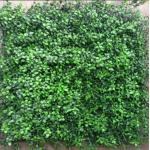 Green Fake Wall Grass Panels For Offices Hotels Restaurants With Low Maintenance Cost And Great UV Resisitance for sale