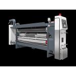 Corrugated Cardboard G6-1224 Pressure Free Feed Structure Lead Edge Vacuum Transfer 4 Color Printer + Slotter + Die Cutter + Vibrator + Stacker for sale