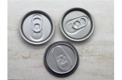 China Safe rim Aluminum Easy Open Lid For beverage pop can , tinplate ends supplier