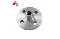 China Customized Weld Neck Flange , Gr2 Gr9 Butt Forging Titanium Flange supplier
