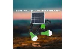 China 5200mah Li Battery Solar Panel Led Lighting System With Separate Panel supplier