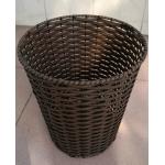 China produce Eco-friendly rattan waste bin, trash basket, wastebasket for sale