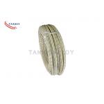 Nickel Plated 300V 500V Fiberglass Refractory Braided Cable