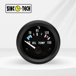 12V DC Autometer Oil Temperature Gauge 2 Aluminum 0.3A Cars for sale