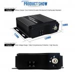 Car Mobile DVR With GPS 4CH 1080P Video Input GPS Tracking And Wifi