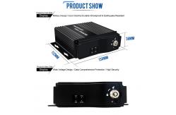 China Car Mobile DVR With GPS 4CH 1080P Video Input GPS Tracking And Wifi supplier