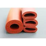 Customized Printed Silicone Foam Tubing , High Temperature Silicone Sponge Rubber Tube