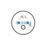 2B2500 Suspension Air Spring 212mm Height Standard Double Convoluted Rubber