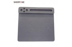 China Multifunctional 10w Wireless Charging Mouse Pad PU Leather Portable Storage supplier