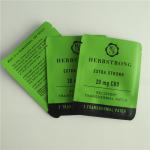 20mg Smell Proof Mylar Bag Small CBD Gummies Sachet Hemp Packaging Recycled Pill Packaging Bags For Powder for sale