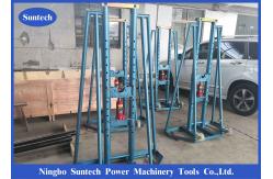 China 10T Hydraulic Pulling Electrical Cable Drum Roller Stand With Wheels supplier