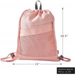 Lightweight Waterproof Drawstring Backpack Gym Cinch Bag – String Backpack for Women Girls