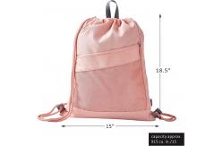 China Lightweight Waterproof Drawstring Backpack Gym Cinch Bag – String Backpack for Women Girls supplier