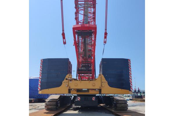 Well Maintained Second Hand Mobile Crawler Crane 500T Crane With Boom 84m