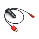 Alvin'S Cables 8K 2.1 HDMI Cable Micro HDMI To HDMI Cable Ultra Thin 48Gbps High Speed For Atomos-Ninja-V 4K-60P Record for sale
