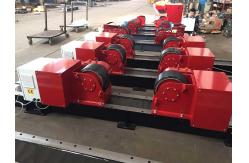 China Hand Control Box 10 T / 15 T Pipe Turning Rollers Conventional Bolt Adjustment supplier