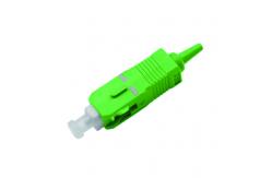 China SC APC Flat Drop Cable Fiber Optical patch Connector supplier