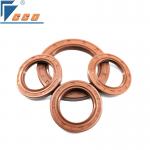 Skeleton Metal Hydraulic Oil Seal Brown FKM Rubber Seals Wear Resistant for sale
