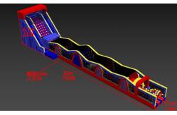 China Large Size Adult Toxic Inflatable Obstacle Course Commercial supplier