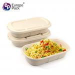 Compostable Ecofriendly Sugarcane Bagasse Take Away lunch Box Biodegradable Lunch Box Custom Packaging Boxes for sale