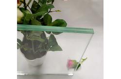 China Smooth Edge Tempered Ultra Clear Low Iron Glass Customized supplier