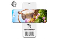 China Customized Special Shape 3D Lenticular Bookmark Flip Changing Effect Image supplier