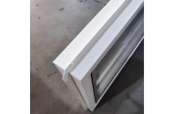 China Casement UPVC Hopper Window Apricot Profile Waterproof supplier