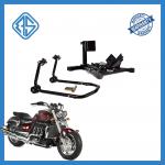 Anti-Slip Coating Movable Motorcycle Stand Heavy Steel Iron Front Wheel Paddock Stand for sale