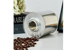 China 250g Capacity Coffee Tin Cans With Valve Screw On Lid supplier